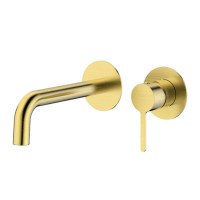 ΜΠΑΤΑΡΙΑ ΝΙΠΤΗΡΑ ΕΝΤΟΙΧΙΣΜΟΥ 2 ΟΠΩΝ BRUSHED GOLD INOX 304 690313